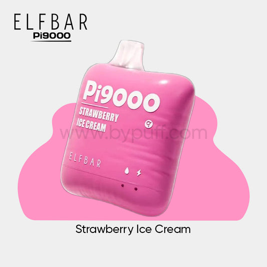 Elf Bar Pi9000 Strawberry ice Cream