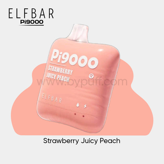 Elf Bar Pi9000 Strawberry Juicy Peach
